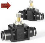 Tailonz Pneumatic Scf-1/4 Air Flow Control Valve With Push-to-connect Fitting,. Fixed Price $15.22.