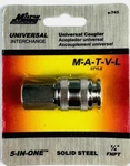 Milton S-743 Universal Coupler, 1/4" Body, Fnpt M-a-t-v-l. Fixed Price $11.49.