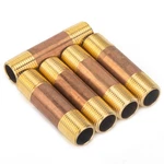 Ltwfitting Brass Pipe 3" Long Nipple Fitting 1/2 Male Npt Air Water (pack Of 10). Fixed Price $53.99.