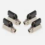 4pcs Brass Mini Ball Valve, Shut Off Switch Valve 3/8" Npt Male X. Fixed Price $17.09.