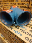 Box Of 5 George Fisher 52604 4" Ppfr Fuseal Sanitary Tee Wye New. Fixed Price $320.00.