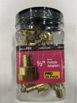 Apollo 1/2 In. Brass Pex-b Barb X Female Pipe Thread Adapter (25-pack). Fixed Price $39.99.