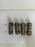 N2403-06-06-ss Hydraulic Compression Fitting Adapter Union 3/8 Inches Set Of 4. Fixed Price $32.00.