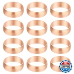 Patikil 20mm Tube Od Compression Sleeves Ferrules 12pcs Copper Ferrule Fitting. Fixed Price $16.19.