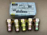 Lot Of 5x Parker 6602-8-10 Coupling Multi-purpose Hydraulic Quick. Fixed Price $66.36.