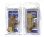 Lot Of 2 Jones & Stephens 3/8" C X1/4" Stop Adapter C74251lf Brass Tee Fitting. Fixed Price $5.32.