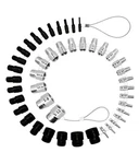 Xxzhiho 44pcs Nut And Bolt Thread Checker,27 23 Inch & 21 Metric, White&black. Fixed Price $32.84.