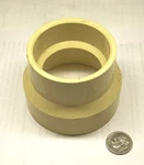 Genova 70121 Reducer Coupling Nos Pvc-1120 2" Slip Hub X 1-1/2" Oal. Fixed Price $1.82.