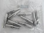 Pes 820896 , 1/4" X 3/8" Stainless Steel Straight Barb Reducer (pk 10). Fixed Price $20.00.