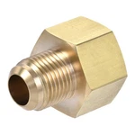 Brass Pipe Fitting, Sae 45 Grade 3/8" Flare Male 1/2" Female Thread. Fixed Price $9.04.