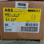 50 Counts Of Nibco Abs Flush Bushing 2 X 1-1/2 Spg Hub Fitting 5801-2-f,. Fixed Price $119.99.