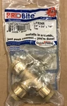 Probite Quick Fitting Brass Push Connect Tee 3/4" X Inch - Lf824r. Fixed Price $12.95.