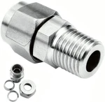 Beduan 304 Stainless Steel Compression Fitting Ferrule, 3/8" Tube Od X 1/2" Npt. Fixed Price $20.99.