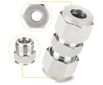 Metalwork Metric 304 Stainless Steel Compression Tube Fitting, Union, W/double... Fixed Price $8.49.