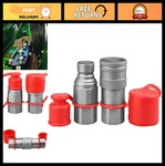 1/2" Npt Skid Steer Hydraulic Quick Connect Couplers W/dust Caps - Flat Face Cou. Fixed Price $67.99.