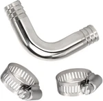 Yoebor Stainless Steel 304 Sanitary Hose Barb 90 Degree Elbow Fitting, 1-1/2" Ba. Fixed Price $25.80.