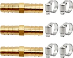 Blingkingdom 3pcs 3/8"10mm Hose Repair Kit With 6pcs Stainless Steel Pipe Clamp. Fixed Price $16.23.