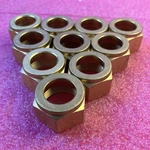 10pcs Swagelok B-1012-1 Brass Nut For 5/8" Tube Fittings. Fixed Price $30.00.