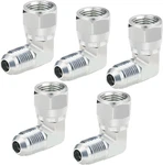 3/8 Hydraulic Fittings 90 Degree 3/8" Male Jic X Female Swivel 5 Pcs. Fixed Price $28.75.