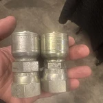 Eaton 1ba12fj10 Crimp Fitting Lot Of 2. Fixed Price $18.00.