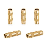 Daptemn 1/4" Push To Connect Fittings, 5pcs Dot 0.25 Inch, Union. Fixed Price $18.14.