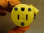 Lot Of 5 Leviton 15a 125v Grounding Straight Blade Female Plugs 3-wire. Fixed Price $10.99.
