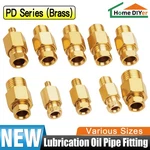 Auto Lube Grease Male Lubrication Brass Oil Pipe Fitting 4/6/8mm Tube Compressio. Fixed Price $7.49.