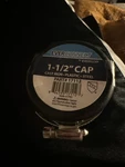 B-1. Everconnect By Everflow 17112 1-1/2" Black Rubber Pipe Cap For Pvc/steel. Fixed Price $7.49.