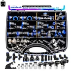 Mxuteuk Quick Connect Air Hose Fittings Kit,1/8,1/4,3/8,1/2 Push To F.... Fixed Price $62.94.