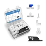 Sweezwon 1/4" Quick Connect Push-to-connect Water Line 1/4 Inch,24pcs, Whtie. Fixed Price $15.05.