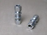 New Lot Of 2 Parker/swagelock 8bc8-316 1/2" Tube Od Compression Fitted Stainless. Fixed Price $88.00.