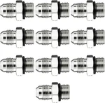 10 Pack Hydraulic Hose 3/8" Jic Male X Orb Male, Silver. Fixed Price $31.55.
