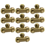 10 Pack Xfitting 3/4" X 1/2" Push Fit Tee, To Connect Lead Free. Fixed Price $57.99.