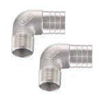 Snutuya 304 1" Hose Barb X 3/4" Male Npt 90 Degree Elbow, Stainless Steel. Fixed Price $23.99.