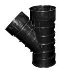 Ads 0322aa Polyethylene Black Snap Drainage Wye 3 Dia. X 10-1/2 L In.. Fixed Price $15.34.
