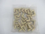Bluefin Pxe050-dzr , 1/2" Pex X Dzr Brass 90 Elbow (pk 25). Fixed Price $26.00.