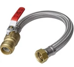 Sharkbite U3088flex18bvlf Water Heater Connector 3/4 Ball Valve X Fip 18". Fixed Price $25.98.