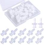 30pcs Syringe Adapter, Clear Female Luer Lock 1/8" Connector Kit.... Fixed Price $11.94.