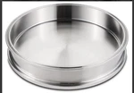 8 Tri-clamp Splatter Platter 2" Height 304 Stainless Steel Bottom Weld New Ss. Fixed Price $59.49.