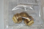 Premier Brass Push-fit Elbow, 1/2 In., Lead-free. Fixed Price $11.23.