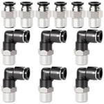 Tailonz Pneumatic Elbow And Straight Combination 1/4 Inch Tube Od X Npt. Fixed Price $59.62.