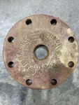 Sigma Dtf6 Cement Lined Red Prime Coated Ductile Iron Blind Flange 6"x2" 2" Tap. Fixed Price $119.50.