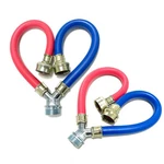 2 Pack, Rubber Hot Cold Washer Hose Y Mixer Plumbing Connector Burst Proof Wa.... Fixed Price $28.68.