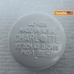 (lot Of 2) Charlotte Sch40d-2466 Schedule 40 Pvc 1-1/2" Slip Cap Fittings, Nsnp. Fixed Price $18.00.