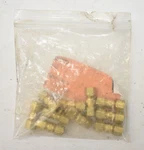 Lot Of 10 Parker Hannifin Brass Compression Fitting X62ca-5 Compress Align 5/16". Fixed Price $26.24.