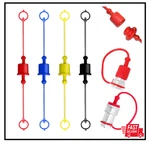 8 Pcs Hydraulic Dust Caps & Plugs Set, Quick Coupler Cover, Disc. Fixed Price $13.40.