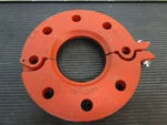 New Gruvlok Figure 7012 Ductile Iron Coupling Flange W/ Gasket. Fixed Price $74.99.