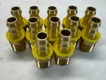 (pack Of 12) Dixon 2720808c 1/2" Male Npt X Push-on Hose Barb Brass Adapters. Fixed Price $16.70.