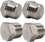 Npt 1/2 Stainless Steel Male Thread Hex Head Water Pipe Plug, 1/2, Silver. Fixed Price $17.59.