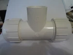 King Brothers Cpt-1000-t Pipe Tee, Pvc 1" Compression Run Tee. Fixed Price $6.95.